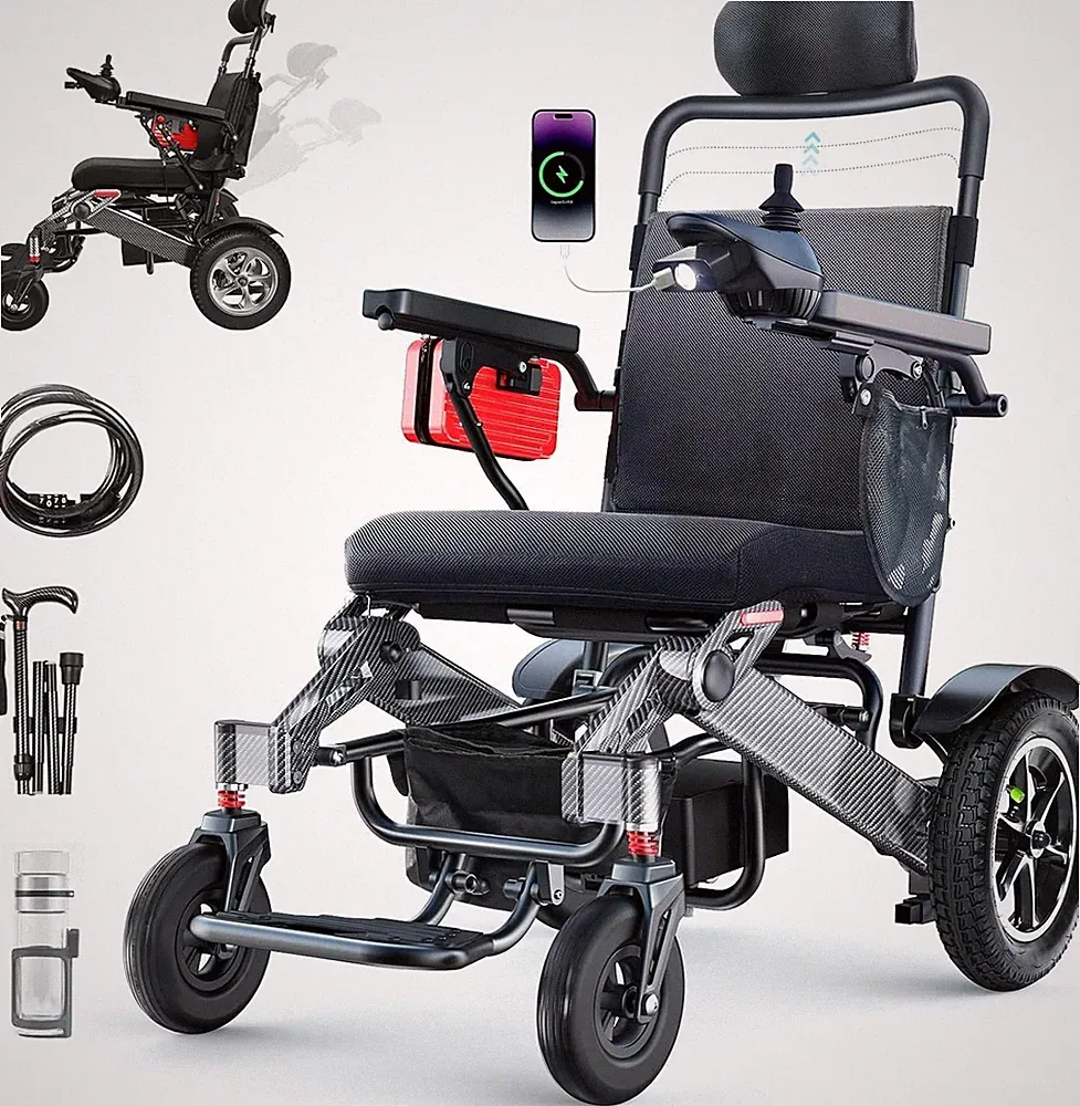 Reclining Electric Wheelchairs for Adults & Seniors 30 Miles Range 400 lbs Power